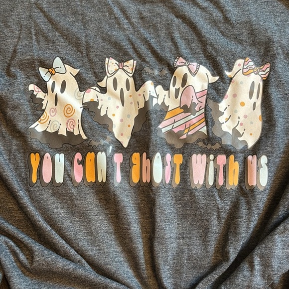 Ghost Graphic Tee You Can’t Ghost With Us - Picture 4 of 6